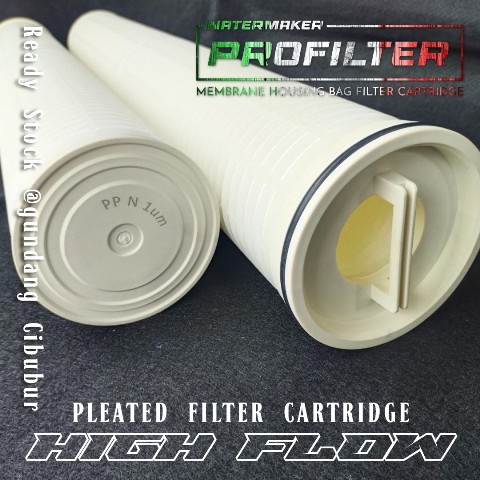 high flow filter cartridge 40 dan 60 inch