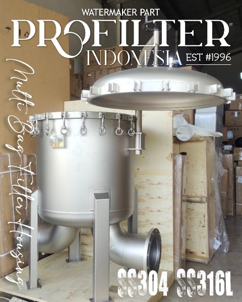 pfi housing multi bag filter ss304 ss316l