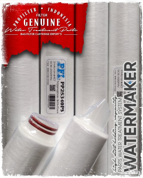 PP25 Meltblown Cartridge Filter 222 226 Fin