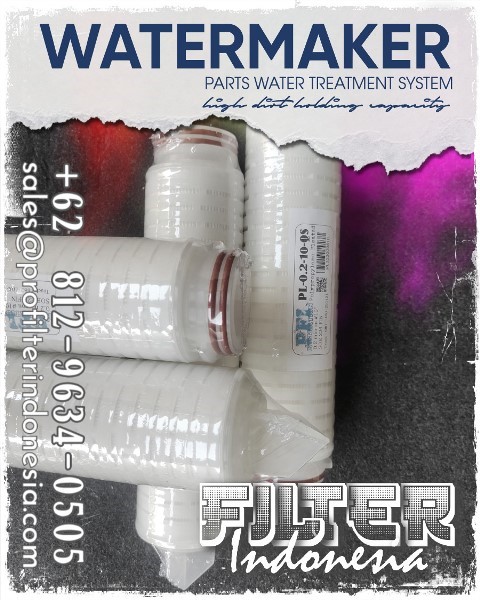 pleated polypropylene cartridge filter