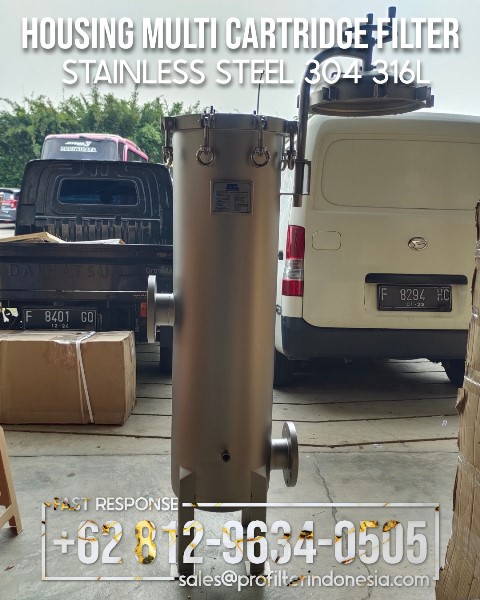 dhxt housing multi cartridge filter ss304 ss316l