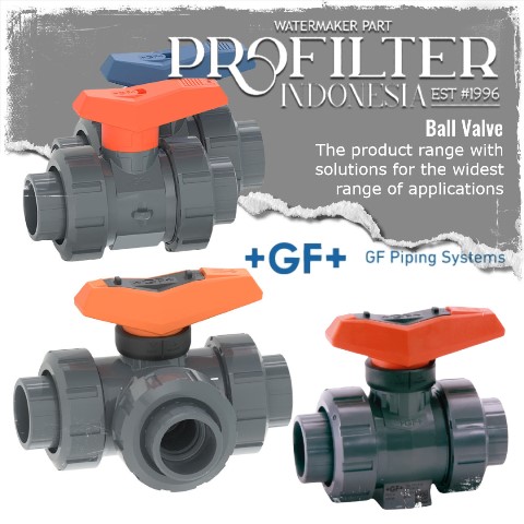 gf ball valve piping