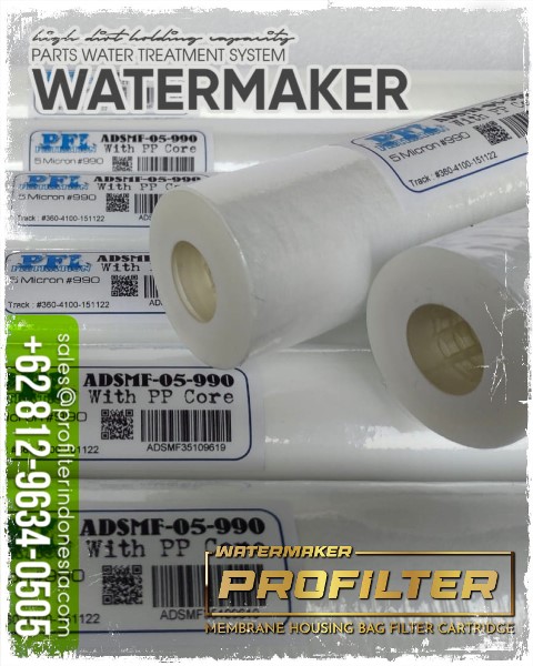 ADSMF Watermaker Melt Blown Filter Cartridge SWRO BWRO FWRO CIP