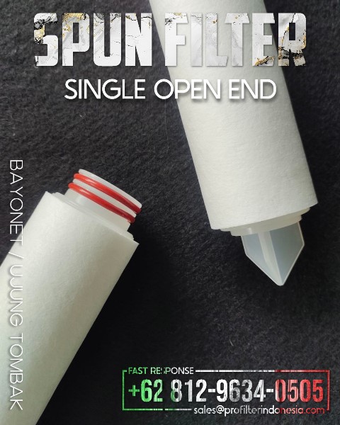bayonet spun cartridge filter ujung tombak micron
