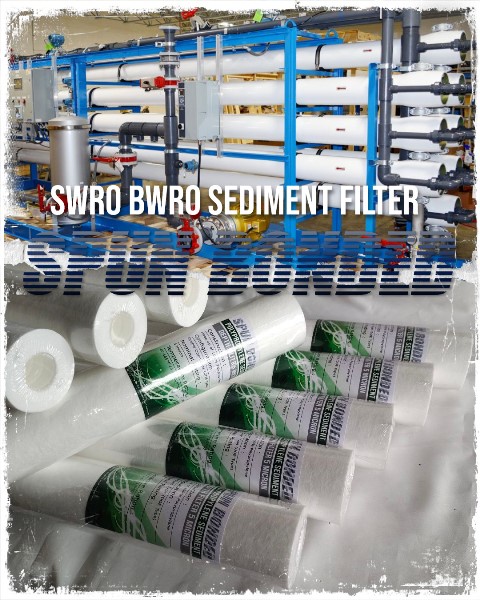 nano swro sediment cartridge filter spun bonded 5 micron