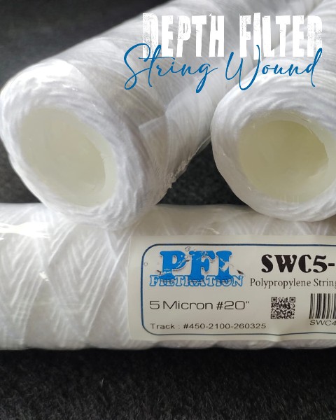 PFI String Wound Depth Filter Cartridge