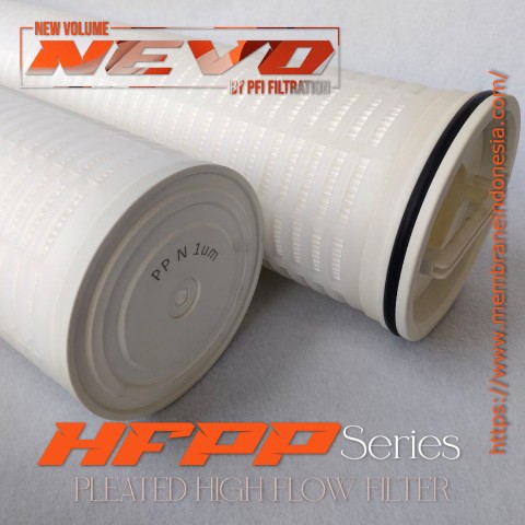 hfpp high flow pleated filter cartridge